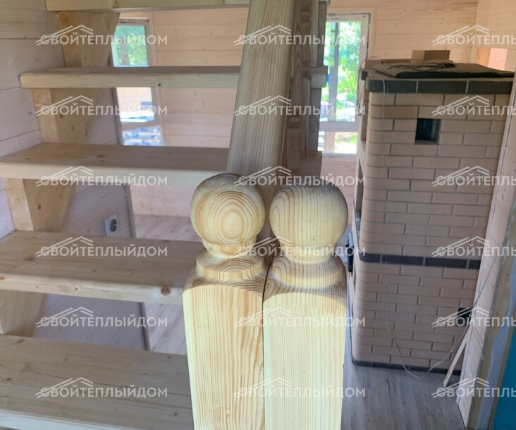 Каркасный дом 6,0х8,0м фото 17