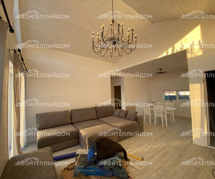 Каркасный дом 10,0х11,0м фото 19