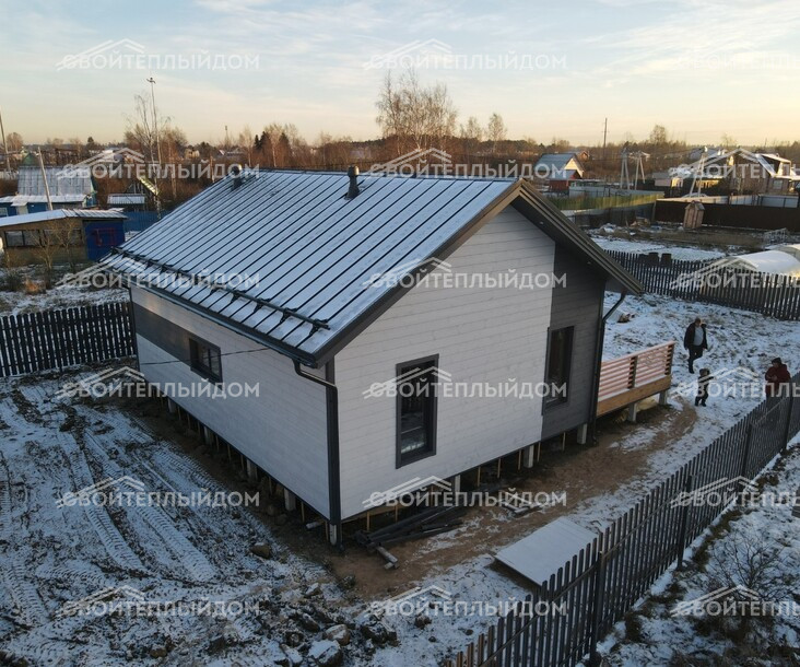 Каркасный дом 10,0х11,0м фото 4