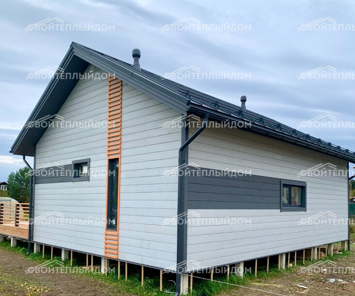 Каркасный дом 10,0х11,0м фото 11