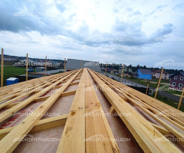 Каркасный дом 9,0х11,0м фото 35