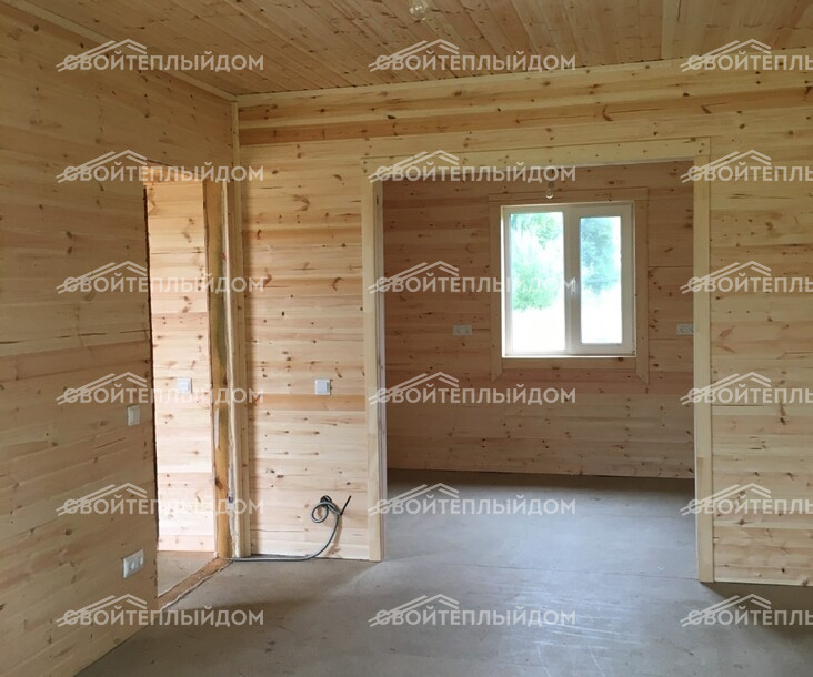Каркасный дом 8,0х8,0м фото 14