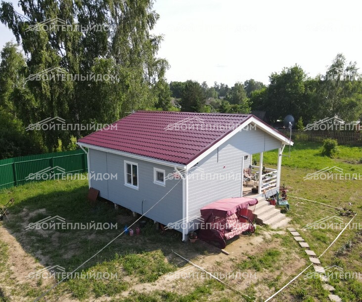 Каркасный дом 8,0х8,0м фото 4