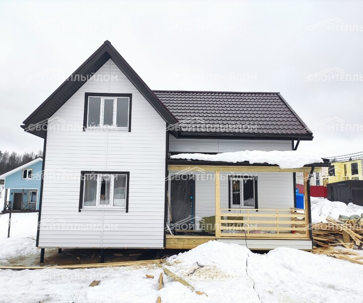 Каркасный дом 7,0х9,0м фото 6