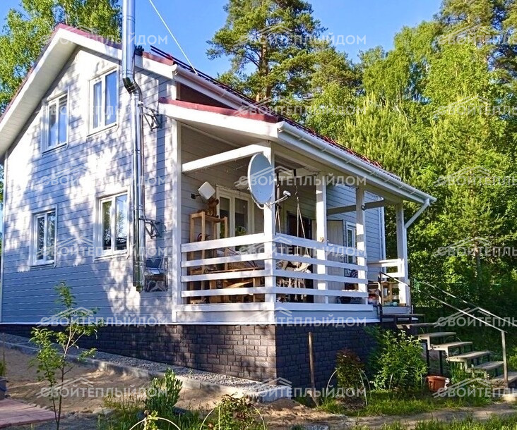 Каркасный дом 6,0х8,0м фото 5