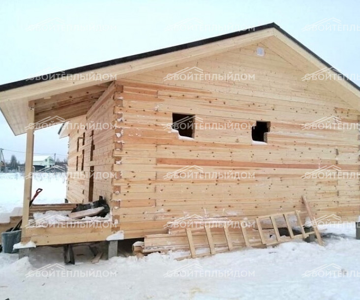Дом из бруса 7,0х10,0 фото 4