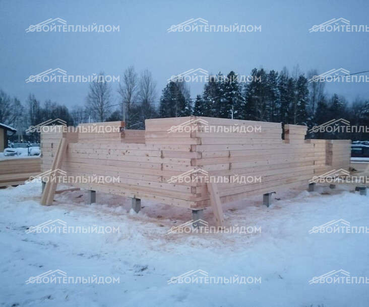 Дом из бруса 7,0х10,0 фото 8