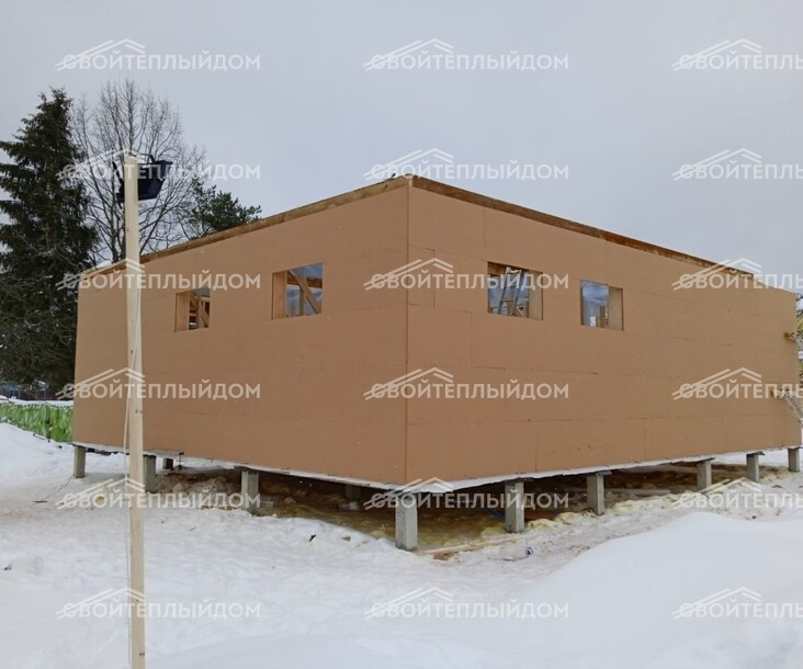Каркасный дом 9,0х10,5м фото 21