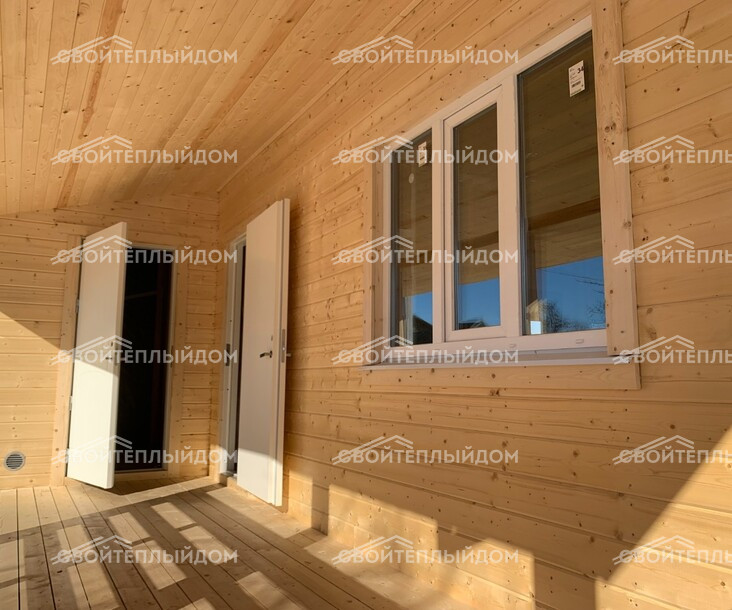 Каркасный дом 9,0х10,5м фото 10