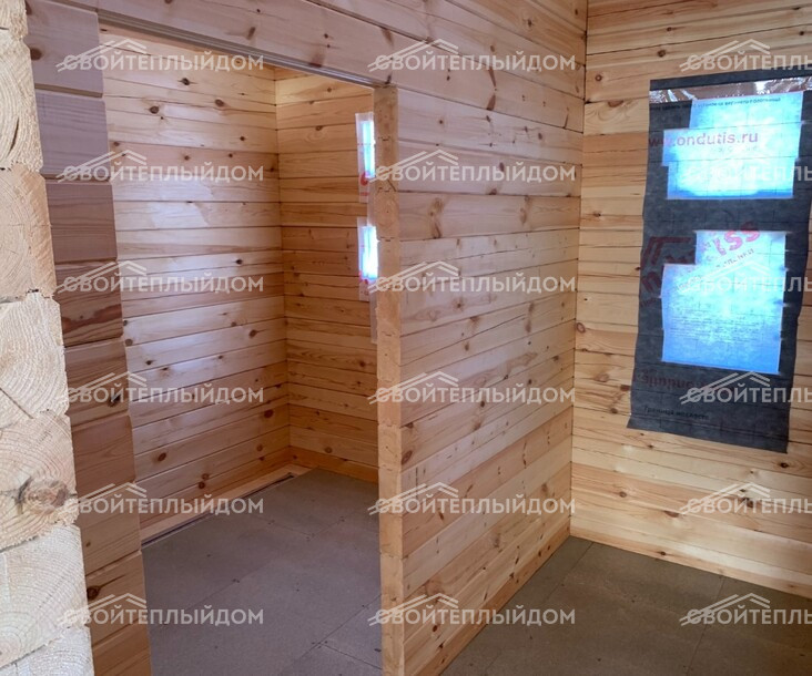 Дом из бруса 10,5х11,0м фото 28