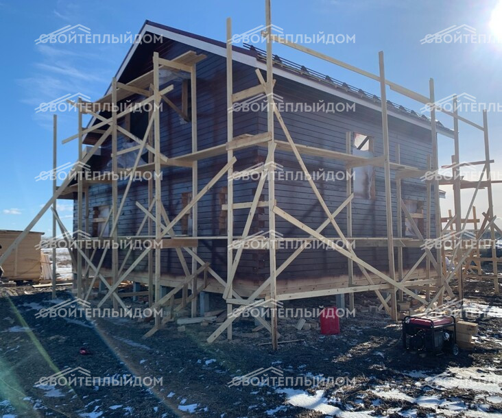 Дом из бруса 10,5х11,0м фото 26