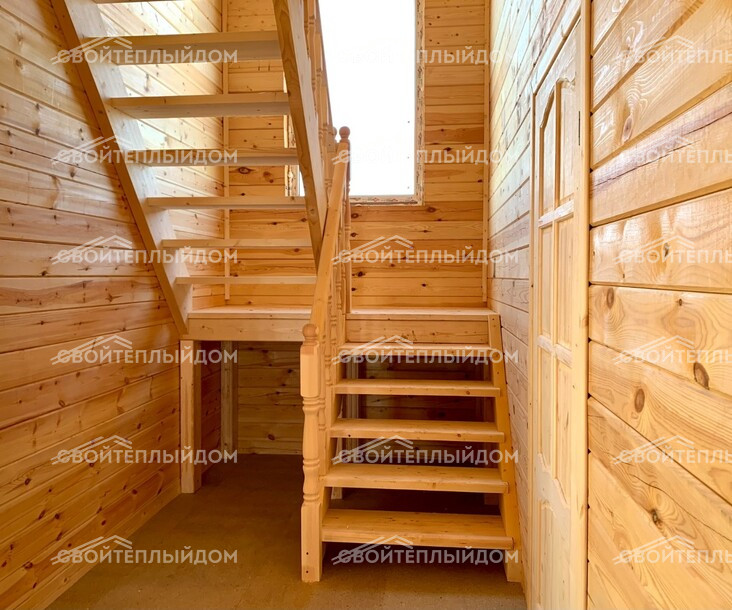 Дом из бруса 10,5х11,0м фото 16