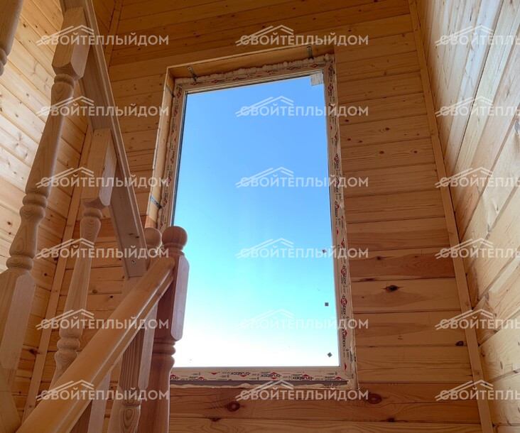 Дом из бруса 10,5х11,0м фото 20