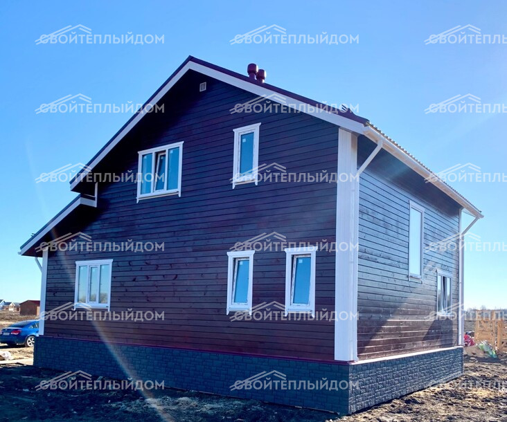 Дом из бруса 10,5х11,0м фото 10
