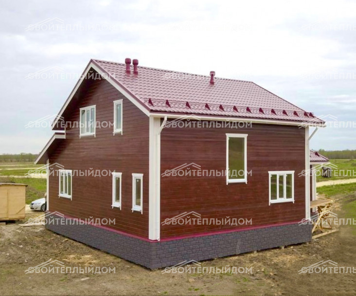 Дом из бруса 10,5х11,0м фото 5