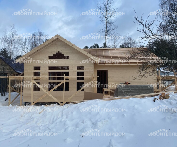 Каркасный дом 8,5х10,0м фото 15