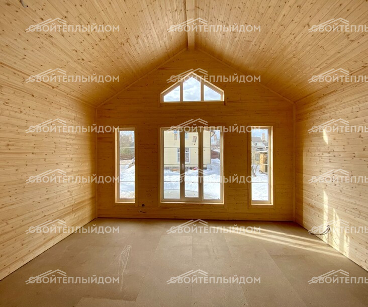 Каркасный дом 8,5х10,0м фото 14