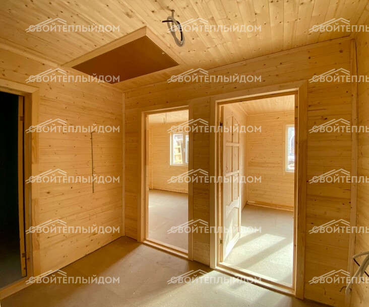 Каркасный дом 8,5х10,0м фото 13
