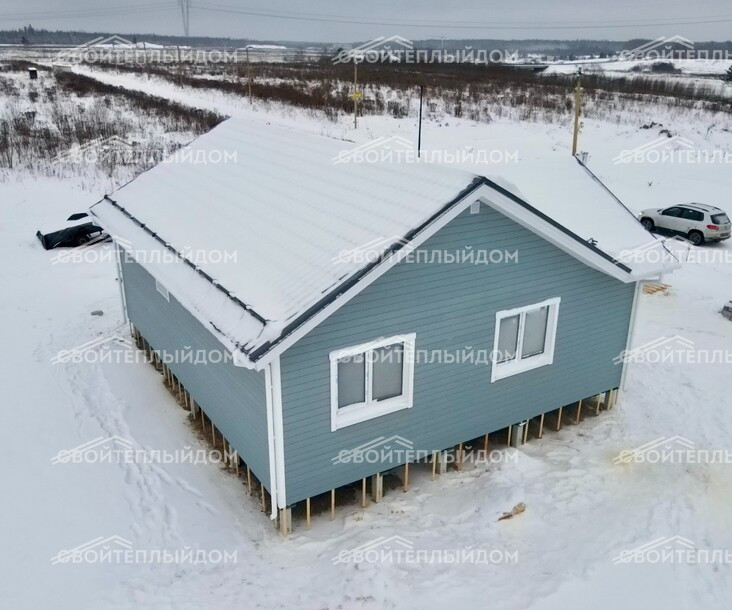 Каркасный дом 8,5х10,0м фото 5