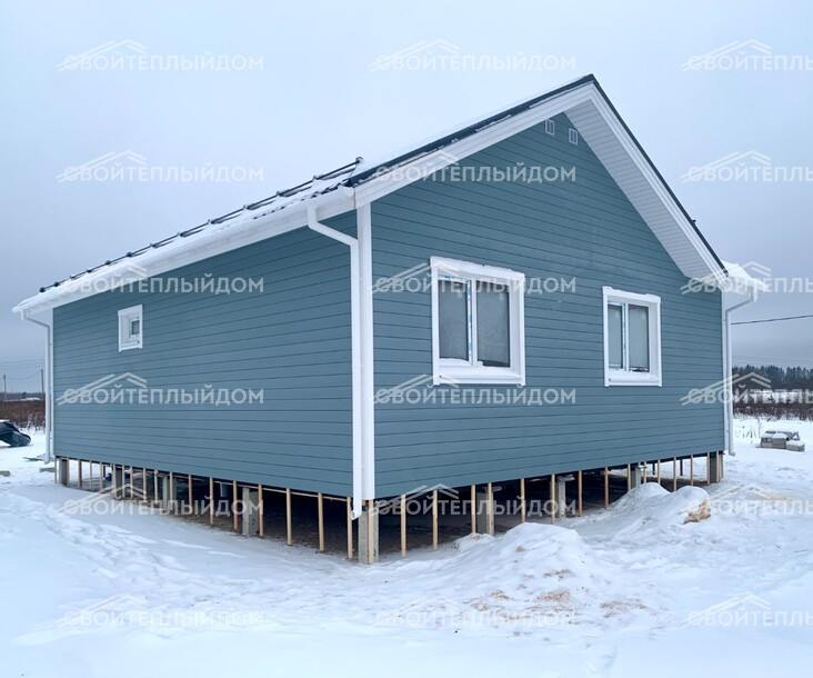 Каркасный дом 8,5х10,0м фото 10