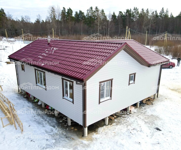 Каркасный дом 9,0х10,0м фото 6