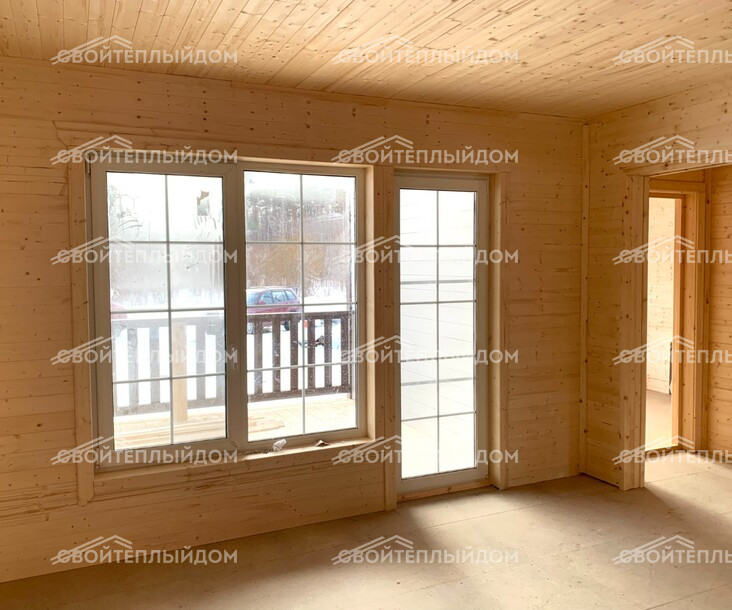 Каркасный дом 9,0х10,0м фото 16