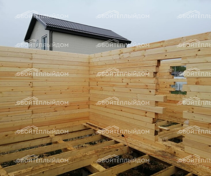 Дом из бруса 8,0х8,0м фото 10