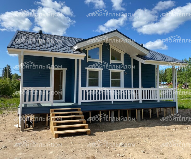 Каркасный дом 11,2х9,0м фото 10