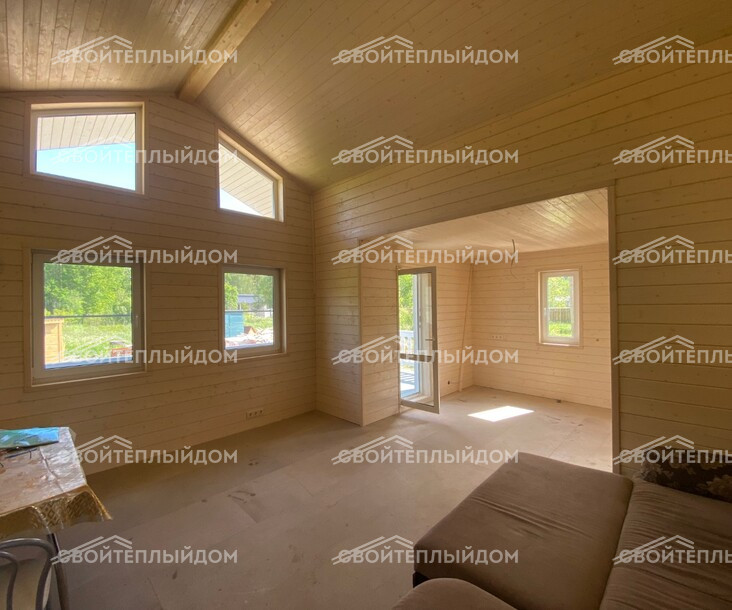 Каркасный дом 11,2х9,0м фото 17