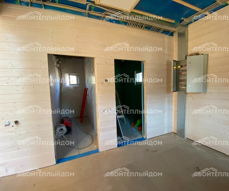 Каркасный дом 8,0х12,5м фото 12